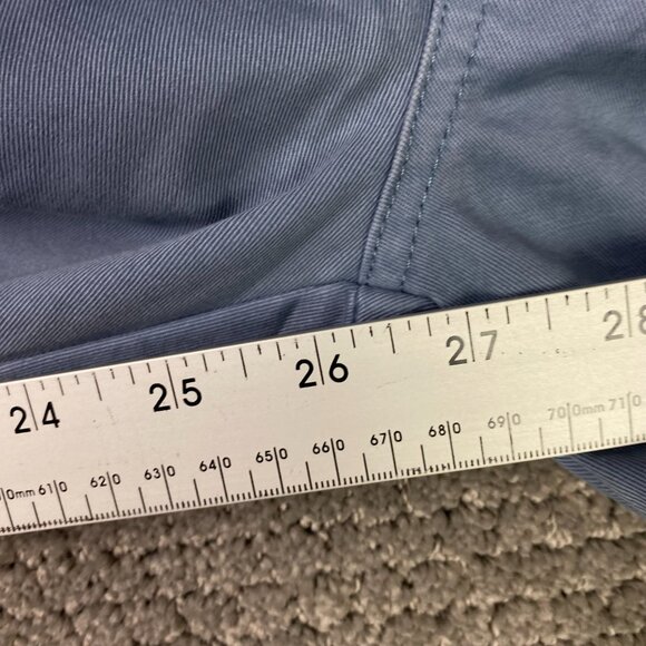 Peter Manning Classic Fit Chino Pants Men's 29 x 27 Actual 29 x 26.5 Blue Cotton - Picture 14 of 14